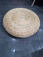 Round Brown Wicker IKEA woven