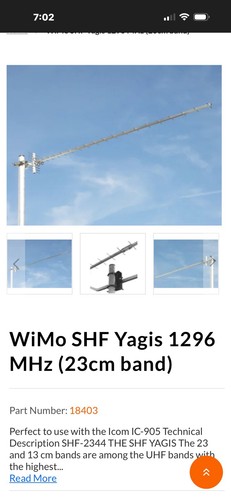 Wimo shf yagis 1296mhz 23cm - yagis, (23cm