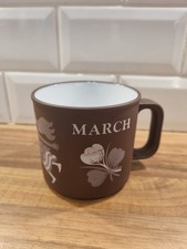 Hornsea Lancaster Vitramic Mug  March Vintage Birthday 
