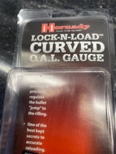 New Hornady Lock-N-Load Curved O.A.L Gauge + Modified Cases x 3