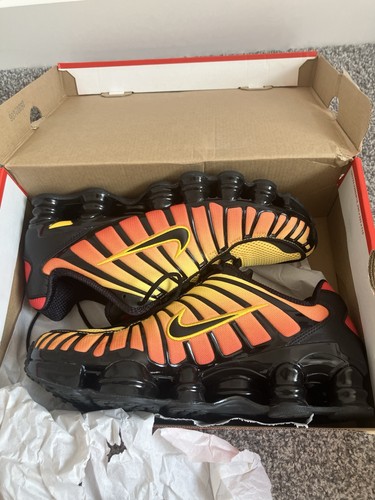 Nike shox black amarillo - shox,