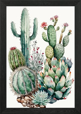 Cactus Garden Watercolor 2