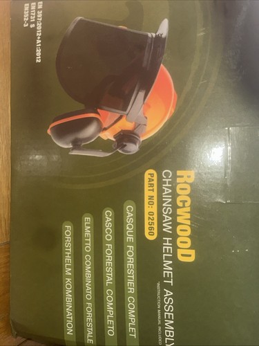 Rocwood chainsaw helmet - chainsaw,