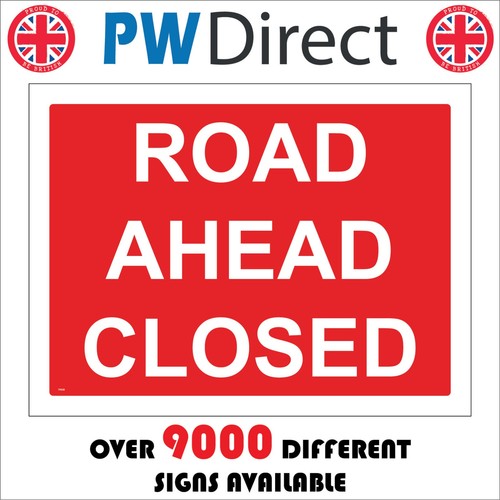 Sign road ahead - ahead, digging