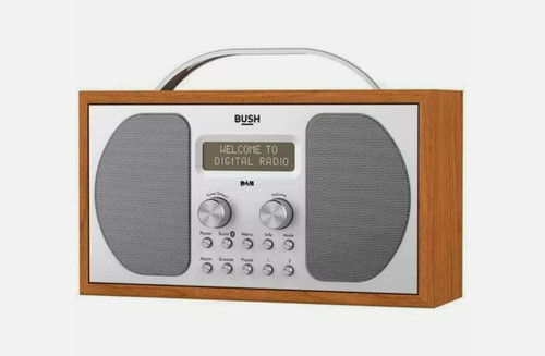 Bush wooden dab radio with - bush,
