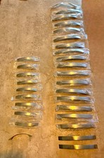 10 off Brushed Stainless Steel