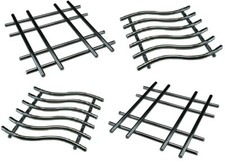 Chrome Trivet Cross Design Heatproof Table Hot Sauce Pan Pot Stand Rest 20 cm