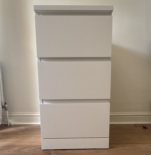 Ikea malm white drawer - malm,