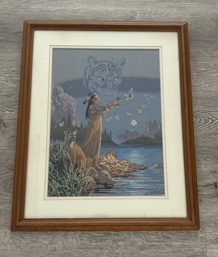 Vintage completed cross stitch - completed,