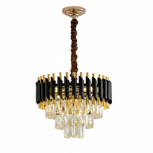 Industrial crystal chandelier - industrial,