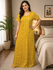 Indian Nightie Cotton Night
