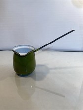 Turkish Coffee Pot Green