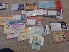 MIXED USED  BIKE RACE TICKETS