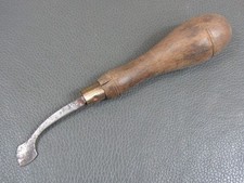 Vintage saddlers single crease no 1 leather working tool by J Dixon