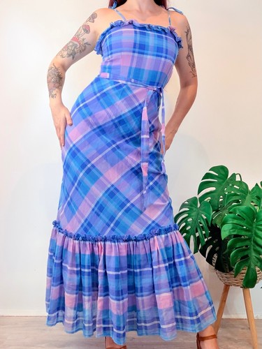 Vintage 1960s prairie dress - vintage,