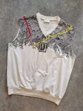 Vintage 80s Adidas Stefan Edberg Pullover Tennis Sweater Vest Jumper Size L/XL