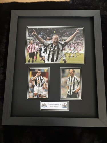 Alan shearer signed and framed - signed,