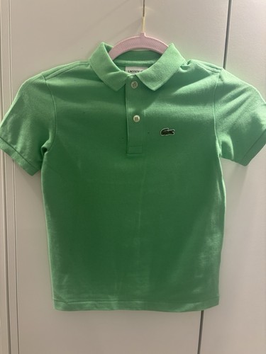 Green lacoste polo - green,