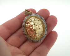 Lion Pendant with Cubic