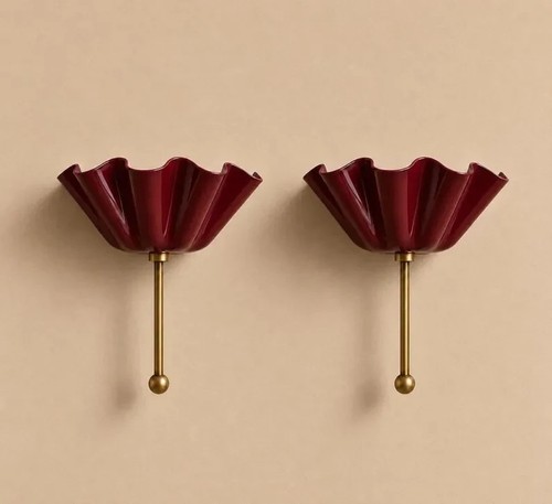 Vintage brass burgundy - brass,