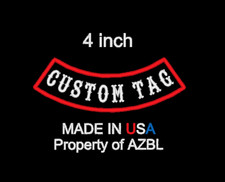 CUSTOM NAME EMBROIDERED PATCH