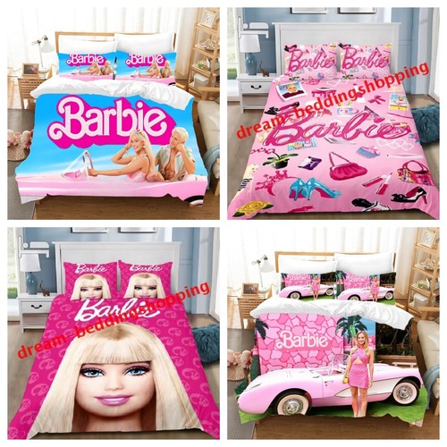 Girls bedding set barbie - set,
