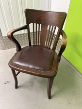 Edwardian Oak Desk Chair