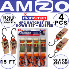 Marksman 4pc Ratchet Tie Down