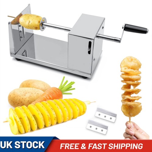 Spiral potato slicer chipper - potato,
