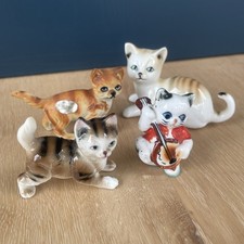 Bundle of Vintage Ceramic Cat