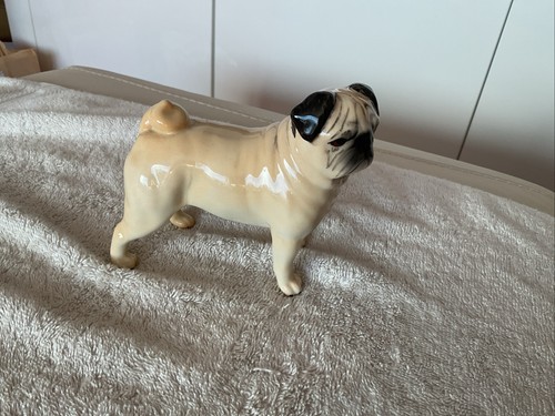 Vintage beswick pug dog - beswick, statue