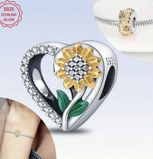 S925 Sterling Silver Sunflower