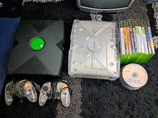 Original working Crystal XBox & part-working Black XBox BUNDLE with accessories