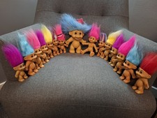 Bundle Of 17 Vintage Russ Troll Dolls. Collectors, Project Etc. Xmas Gift.