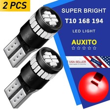 2pcs T10 501 W5W Red SMD LED