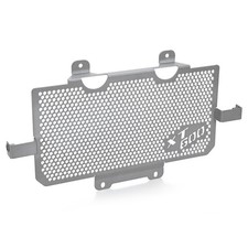 Motorcycle radiator guard for