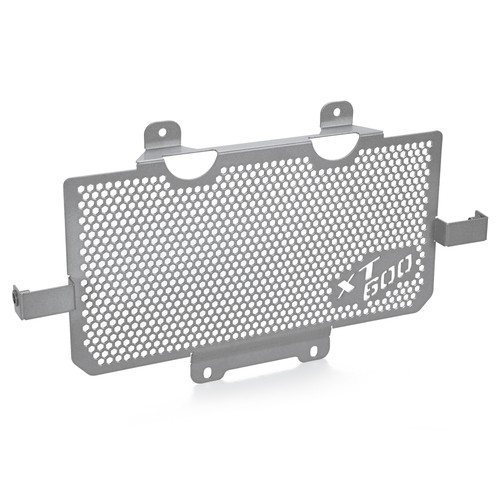 Motorcycle radiator guard for