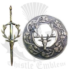 Scottish kilt pin stag - kilt,