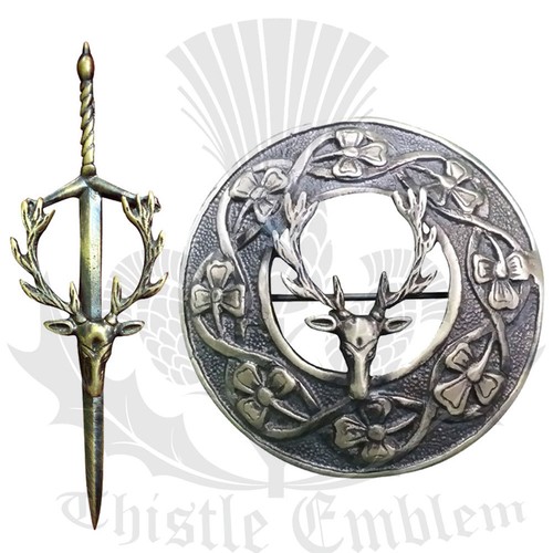 Scottish kilt pin stag - scottish,