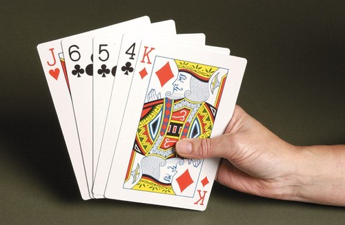 Real big playing cards - real,