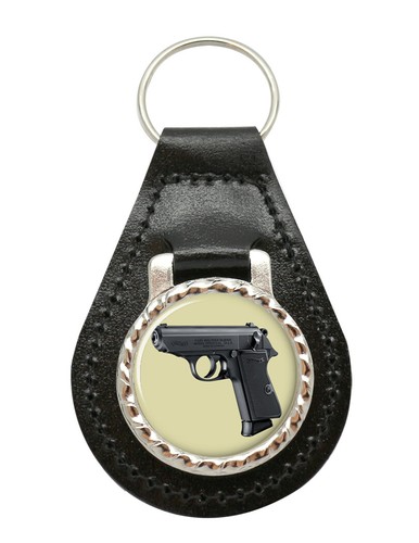 Walther ppk leather key fob - walther,