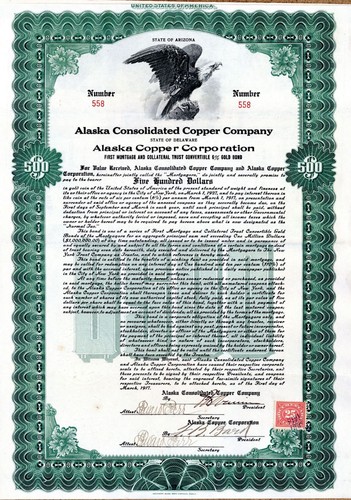 Alaska consolidated copper - consolidated, co
