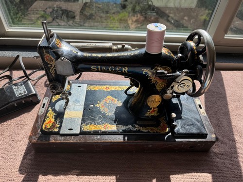 Vintage singer sewing machine - sewing,