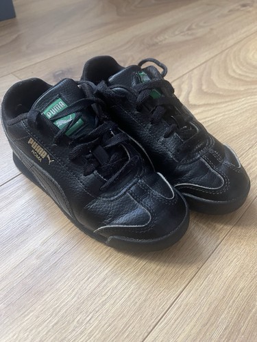 Puma roma black low - roma, lace