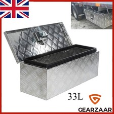 Aluminium tool box 33l trailer - aluminium,