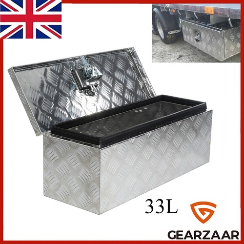 Aluminium tool box 33l trailer - aluminium,
