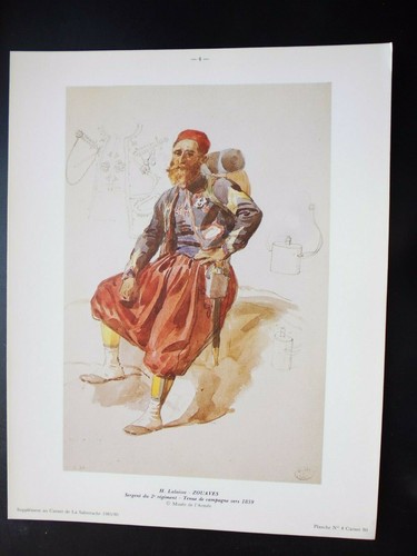 Sabretache uniform color