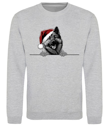 Norwegian elkhound christmas - norwegian,
