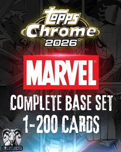 2026 topps chrome marvel - chrome,