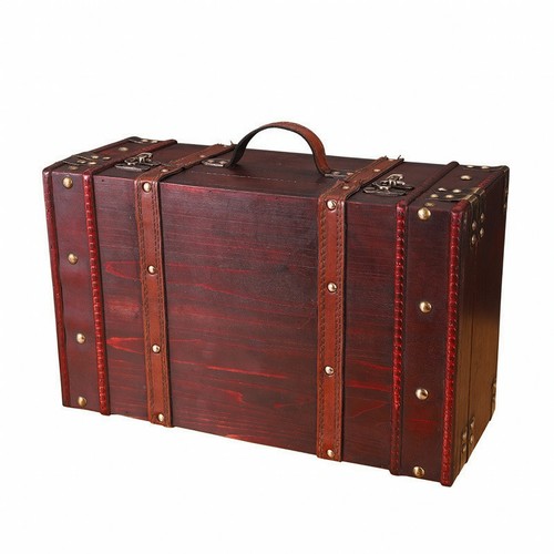 Vintage wooden suitcase - vintage,